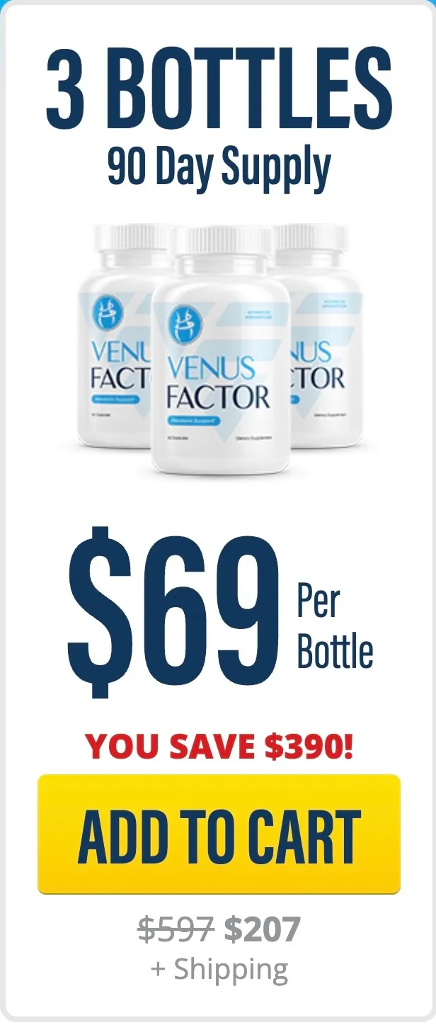 Venus Factor 3 bottle 90-day supply